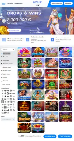 l'application et interface CASOO CASINO