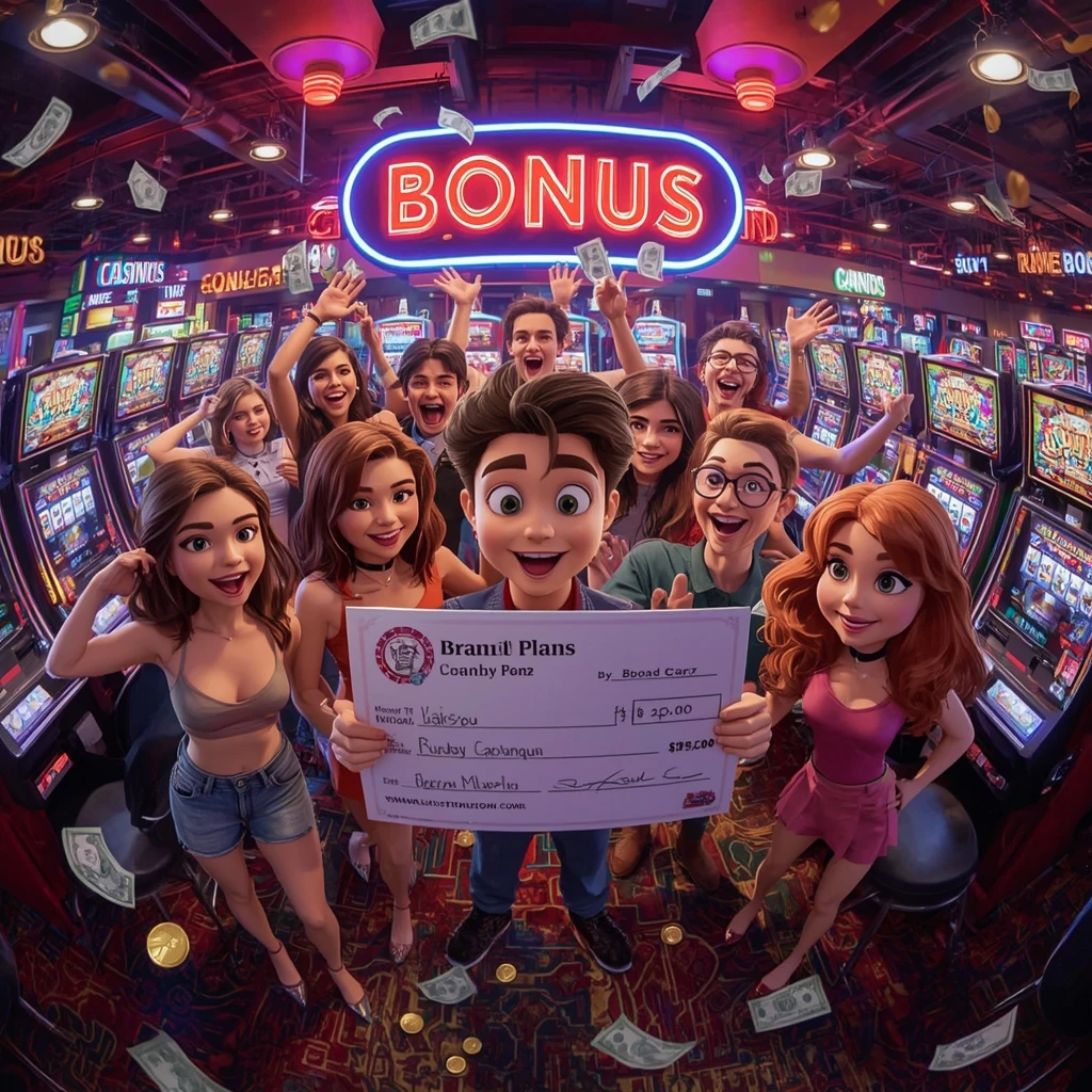 bonus dans les mains d'un homme au casino CASOO CASINO