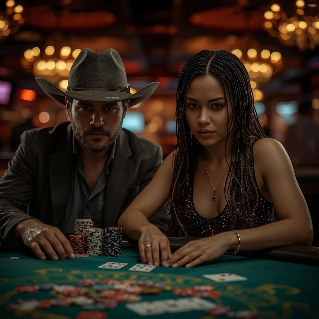 photo de deux joueurs de poker Casoo Casino