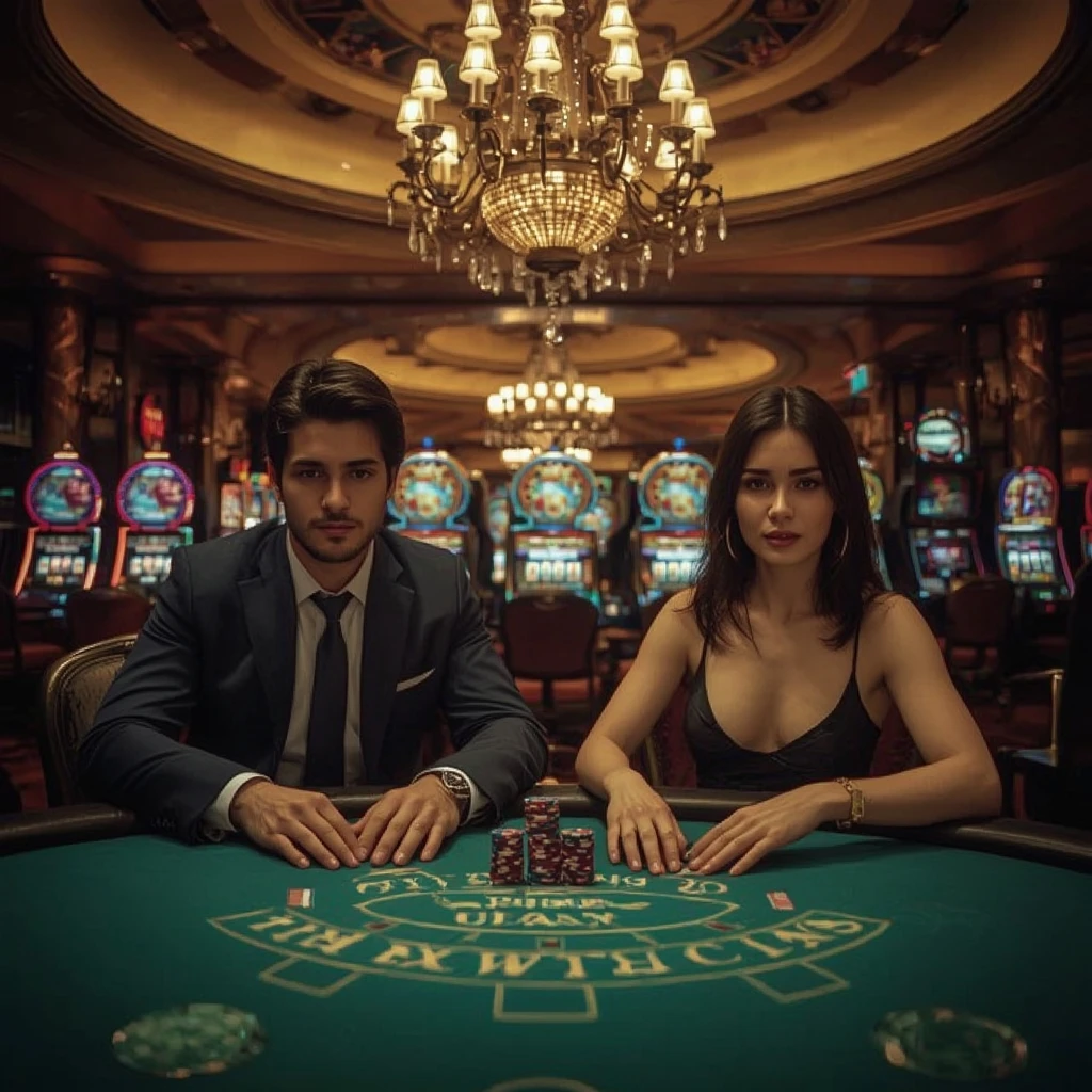 Deux joueurs de poker dans un Casoo Casino